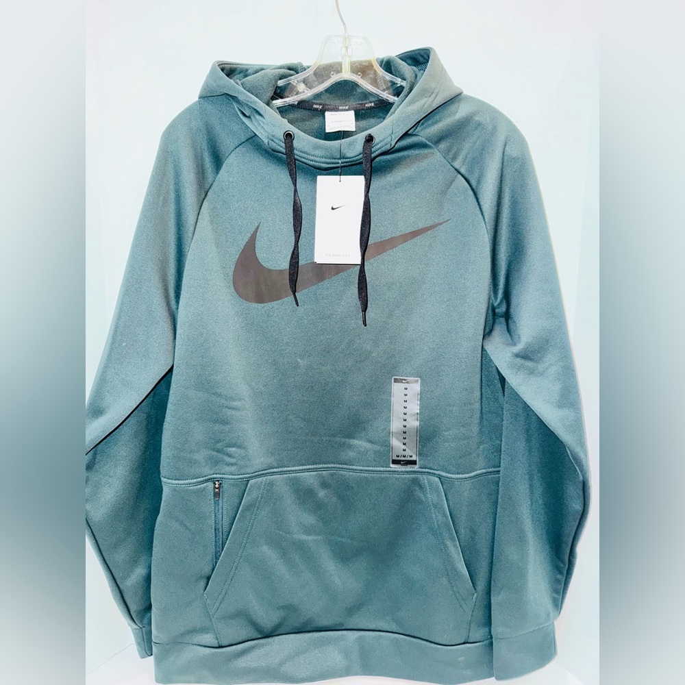 NEW Nike Therma-Fit Hoodie Green/Black Mens